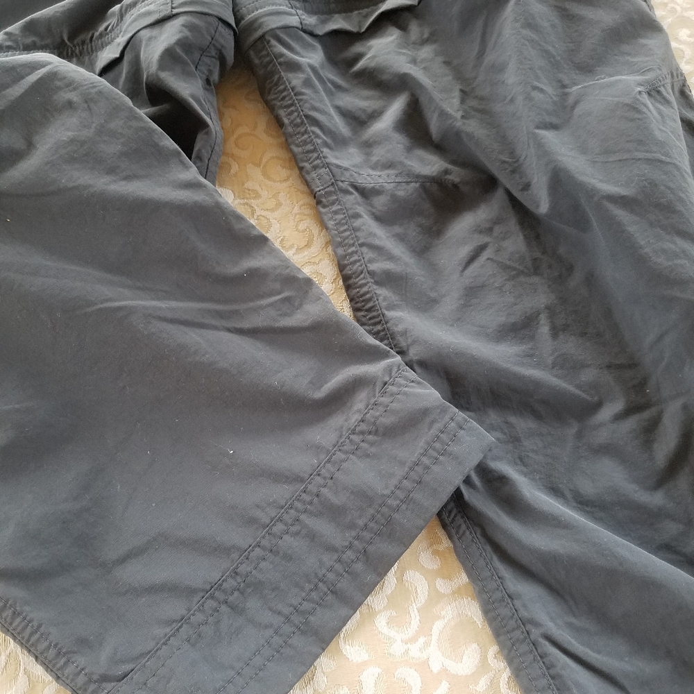 MENS convertible hiking pants, Army Cot Green